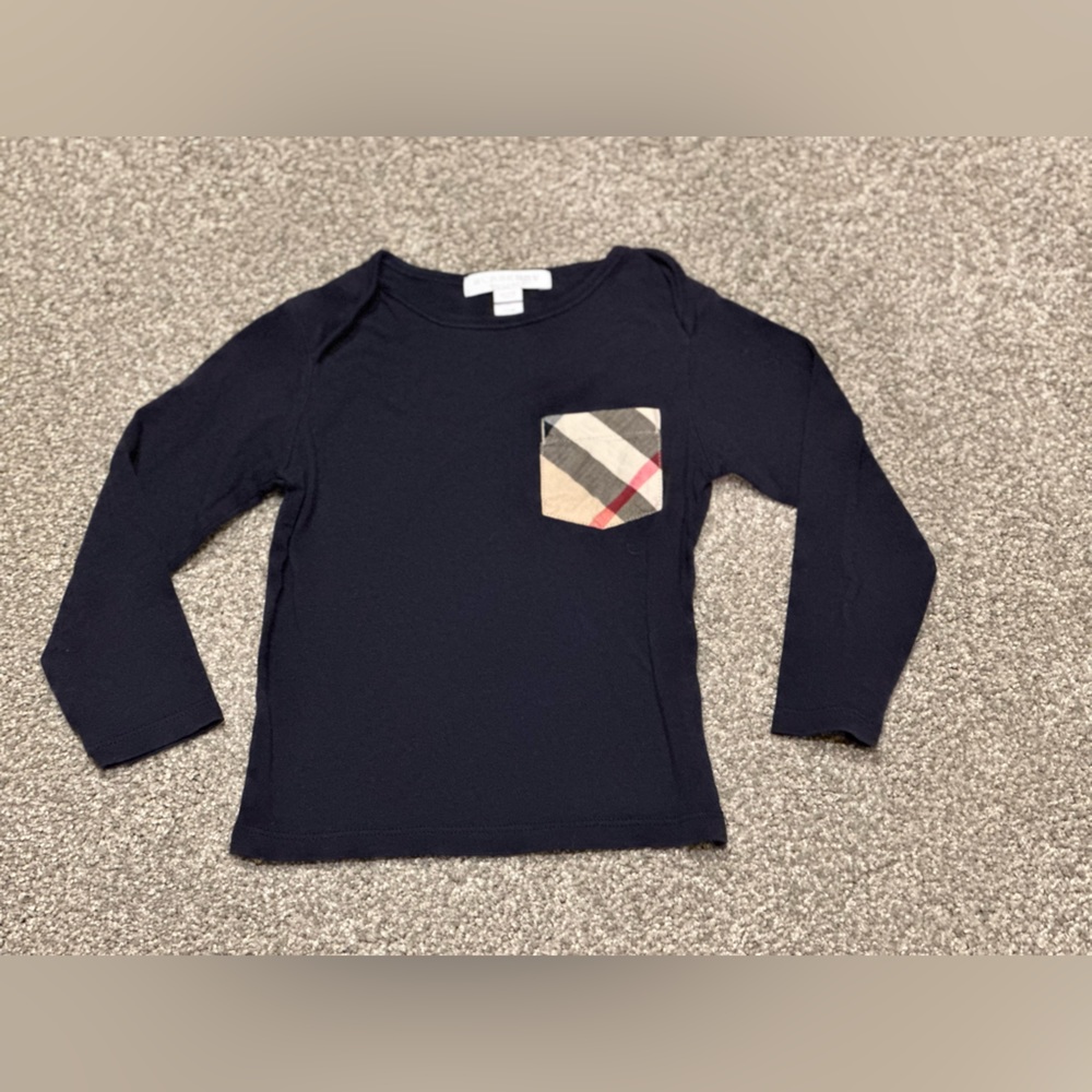 Burberry boys 2T gently used long sleeve